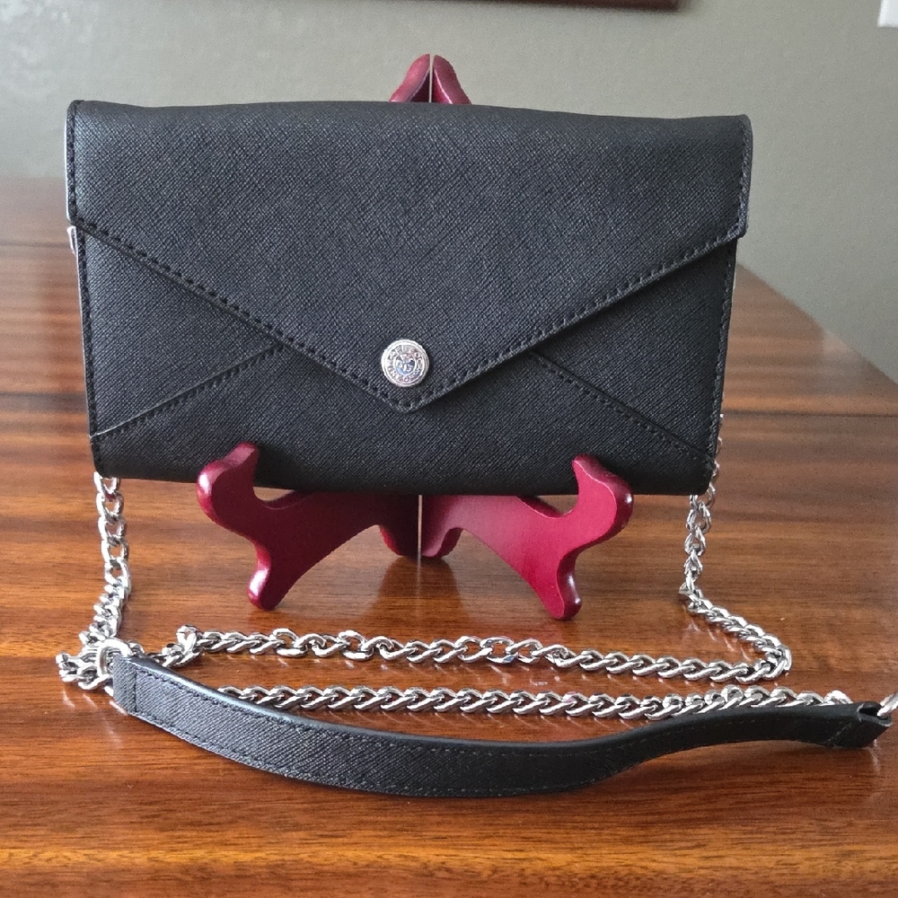 Rebbeca Minkoff Saffiano Chain Crossbody Wallet/Purse